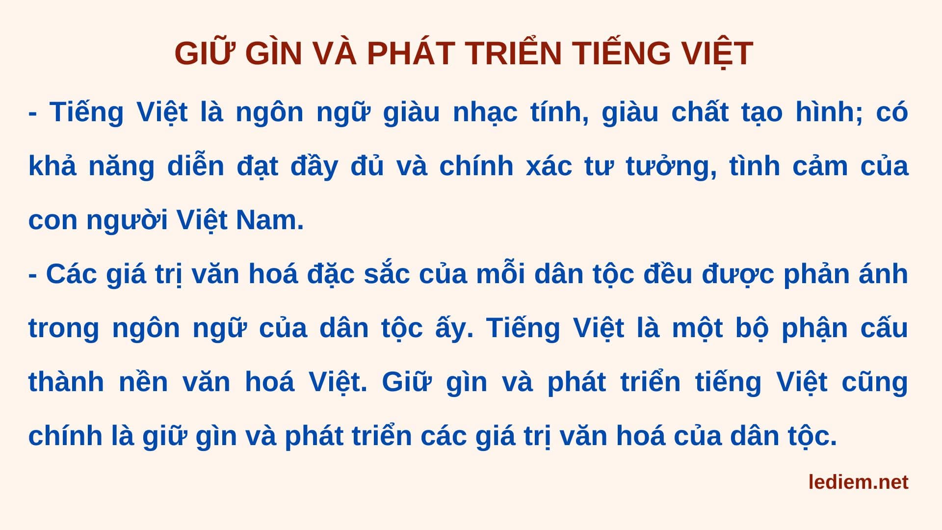 giữ gìn và phát triển tiếng việt ; soạn bài giữ gìn và phát triển tiếng việt