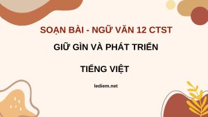 giữ gìn và phát triển tiếng việt ; soạn bài giữ gìn và phát triển tiếng việt